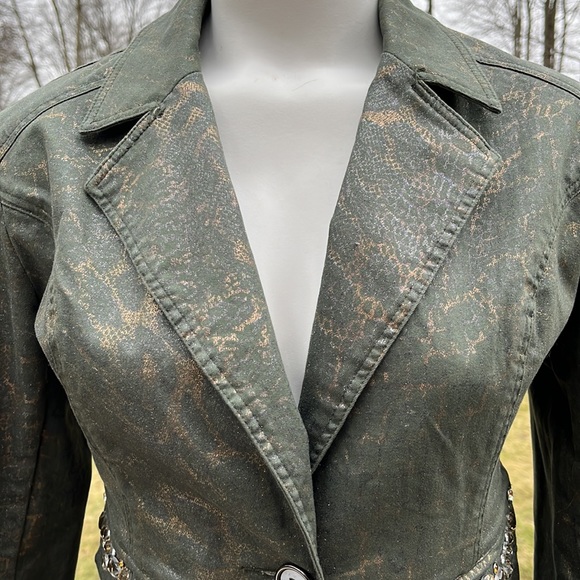 Ethyl glittery cotton jacket M-L - Picture 3 of 11